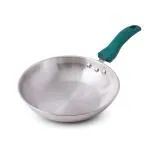 The Indus Valley Stainless Steel Capsule Bottom Fry Pan with Bakelite Handle | 20.9cm/ 8.2 inch, 0.85Ltr, 0.46kg | Induction Friendly | 3-Layer Bottom, 100% Toxin-Free, No Chemical Coating