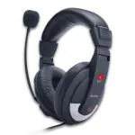 Iball Rocky Wired Over Ear Headphones With Mic, Black