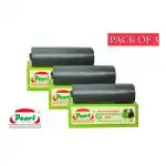 PEARL LUXURY Garbage Bags Large 45 Pcs | 15 Pcs x Pack of 3 Rolls | 24 x 30 Inch | Dustbin Bags/Trash Bags/Dustbin Covers for Wet and Dry Waste