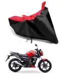 KEDIT New TVS Raider 125 Universal Motorcycle Bike/Scooty Two Wheeler Safety Full Body Cover TVS Raider 125 Red Black Colour KK-536