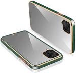 Sonty Samsung Galaxy A12 Green Plastic and Thermoplastic Polyurethane Anti Fingerprint Mobile Back Cover