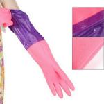 HM EVOTEK Multipurpose & Reusable Rubber Long Elbow Waterproof Kitchen Cleaning_4 Wet and Dry Glove Set PBJ-24