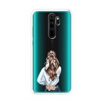 Emble Designer Clear Tranperant Silicone Case For Redmi Note 8 Pro -Design A4 ( TPU | Soft , Redmi Note 8 Pro | Multicolor )