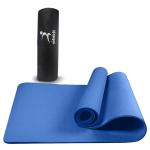 VIFITKIT 8mm Anti-Skid Yoga Mat with Carry Bag for Home Gym & Outdoor Workout for Men & Women (Blue)