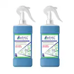 PathAll 70% Isopropyl Alcohol Spray-Based Liquid Rinse-free for Skin & Surfaces Sanitiser500 ml, Pack of 2