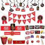 Festiko Ipl Team RCB Combo Pack (Set of 101 Pcs), Ipl Theme All-in-one Combo Decorations, Cricket Party Props, Ipl party supplies, Ipl Theme Decorations