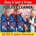 BLISS & BLUSH Toilet Cleaner blue 1500ml Skin Safe, Non Toxic,HCL & Chemical Free Liquid | Safe For Tap & Shower