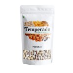 TEMPERADO Premium Roasted & Salted Pistachios 1000g (1kgs) Pouch Pack| Namkeen Pista Dry Fruit| Tasty & Healthy| High in Protein & Dietary Fiber | Gluten Free & Low Calorie Nuts | Pista In Shell