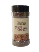 Madhurima Foods Naturegel Roasted Flax Seeds - Alsi - Rich in Omega 3 - Fiber for Weight Management - Good for Healthy Heart - 200 grams
