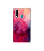 Casotec Holi Color Design Printed Silicon Soft TPU Back Case Cover for Vivo Z1 Pro