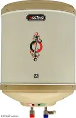 ACTIVA Instant 3 KVA Special Anti Rust Coated Tank Geyser with ABS TOP Bottom, HD ISI Element (Ivory) 5 Years Warranty (6 ltr)