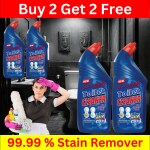 BLISS & BLUSH Toilet Cleaner blue 2Liter Demolishes Tough Stains & Limescale | Disinfectant & Deodorizer | Bleach Free | No added colors/dyes & fragrance