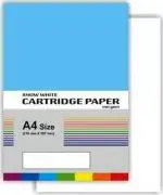 Sejas Collections Premium 25 UNRULED A4 Size Snow White Cartridge Paper Sheets, Super Smooth Finish Sheets, 140 GSM Drawing Paper (Set of 1, White) (A4)