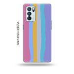Tweakymod Printed Rainbow New Back Cover For Oppo Reno 6 Pro 5G