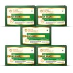 Khadi Organique Khus Soap | Natural & Herbal Handmade Bathing Soap | Khadi Soap | Pack of 5