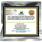MGBN Gelatin With Flax Seed Powder 2 In 1 Uses For Face Mask, Hair Removal Skin Care 25 gm