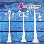 Immix Chipboard Cutouts And Embellishments Lamp Post Set