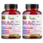 Humming Herbs NAC with ALA & Selenium - Antioxidant & Detox Support - 3-in-1 Liver Health, Respiratory Aid & Immune Booster Supplement - 60 Capsules - Pack of 2