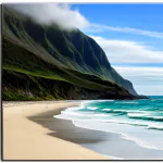 Love Creation 12x18 Size poster print for creative wall art- seaside-escape-digital-landscape-painting-6329(Non Sticker)