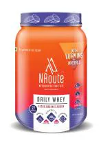 NRoute Daily Whey Protein Powder 2 lbs - Kesar Badam, Protein Whey Concentrate, 27 Servings