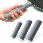 Fennec Mart 3 Pieces Cast Iron Handle Cover, New Silicone Handle Holder, Heat Resistant Pot Handle Holder for Cast Iron Skillets, Pans, Cookware