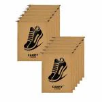 CARRY CLOUD Shoe Bag for Travel & Storage Travel Organizer for Women & Men Travel Accessories Shoe Bags Pouches Shoe Cover for Travelling Travel Essentials | Beige | Pack of 12