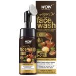 WOW Skin Science Moroccan Argan Oil Face Wash with built-in brush - 150mL