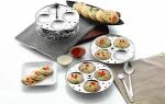 APPETINA Stainless Steel Non Stick Idli Plates Idli Maker| Idli Stand with Holes for Pressure