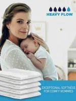 CareDone 5 Ultra Soft Maternity Pads- Overnight Flow & Extremely Heavy Flow Sanitary Pad.