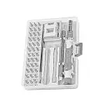 YUXANA 45 In 1 Screwdrivers 2023 Set Opening Repair Tools Kit For all kind of use, Silver