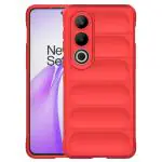 Casotec Back Cover for OnePlus Ace 3V 5G | Full Camera Protection | Liquid Silicon Case | Flexible Bumper Case for OnePlus Ace 3V 5G (Red)