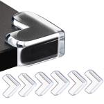 BMG IMPORT EXPORT Corner Protector for Sharp Edges Set of 6 Clear Corner Guards High Resistant Adhesive Baby Proof Protector for Kids Stop Child Head Injuries Tables Furniture & Bed Room Baby Protection