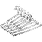 ROCKFIELD Seropy Clothes Hangers 50 Pack Coat Hangers Wire Hangers Bulk Metal Hangers Non Slip Heavy Duty Clothing Hangers Space Saving Thin Hangers Stainless Steel Hanger for Clothes, 16.5 Inch