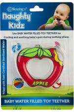 Naughty Kidz Red Silicone Water Filled Toy Teether with 2 Key Teether Pack of 1