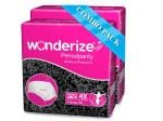 Wonderize Period Panty For Sanitary Protection- Size-M/L (4 Count) Combo of 2 - Super Absorbent, Heavy Flow Disposable Overnight Panties