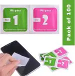 MMAK Wet and Dry Cleaning Wipes (100 Pcs) for Camera Lens, LCD LED Screen, Mobile Phone, Tablet