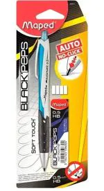 Maped Automatic 0.5mm Mechanical pencil - Free Lead Box Inside - [pack of 3] - (559510)