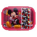 SKI Snap Lock Removable Steel Inner Lunch box/Tiffin Box 700ml for kids -Mickey