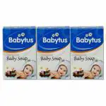 Babytus Ayurvedic Gentle Baby Soap for Soft and moisturised Skin- (75gm x 3)