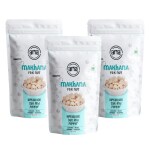 Aria Makhana HIMALAYAN SALT & PEPPER MAKHANA crispy & crunchy Phool Makhana (Pack of 3* 65 Gms)