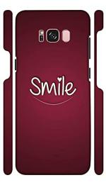 YAPZONE | Smile Red | Designer Printed Hard Back Cover for Samsung Galaxy S8 Plus / S8+ Premium & Attractive Case for Your Smartphone