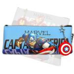 S4SQUARE ENTERPRISE Marvel Avenger's Compact School Stationery Pencil Pouch for Kids(Avenger Edition)(Pack of 1)