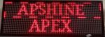 APSHINE Led Display Board (Red 96x32cm) Moving Texts, App Operated Control with Wi-Fi Board