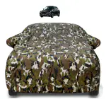 Auto Hub Waterproof Car Cover Compatible with Maruti Swift (Model : 2024-Till Date) Car Cover with Mirror Pocket and Soft Cotton Lining, Swift 24 Car Body Cover, Army Print