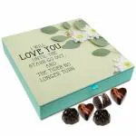 Chocholik I Will Love You Until The Stars Go Out and The Tides No Longer Turn Chocolate Box, 9 Piece, 108 G