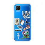 Emble Label Air Jordan Soft Silicone Case For Poco C3 ( TPU | Soft , Poco C3 | Multicolor )