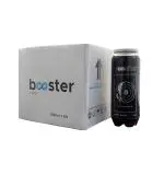 Booster Water Black Alkaline Drink| 8+ pH Alkaline (500 ML Each Can) Mineral water(Pack of 6)