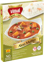 VIMAL Ready to Eat Aloo Mutter Instant Mix with No Added Preservative and Colours - 300g