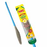 HIC Zero Dust Broom with Extendable Long Handle Broom Stick for Home Floor Cleaning and Ceiling Cleaning, Jhadu for Home Cleaning and Ceiling Cleaning, Made of Washable Fibers Pack of 1
