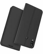 A ACCESSORIES KART Vivo V91 Black Artificial Leather Superior Grip Flip Cover
